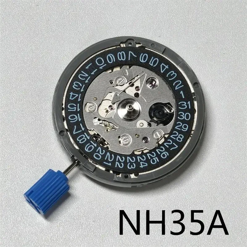 Nh35 Movement Crown At 3.8 3 6 Nh35A With Black Date Automatic Mechanical Watch Dial Mods Repair Watchmaker