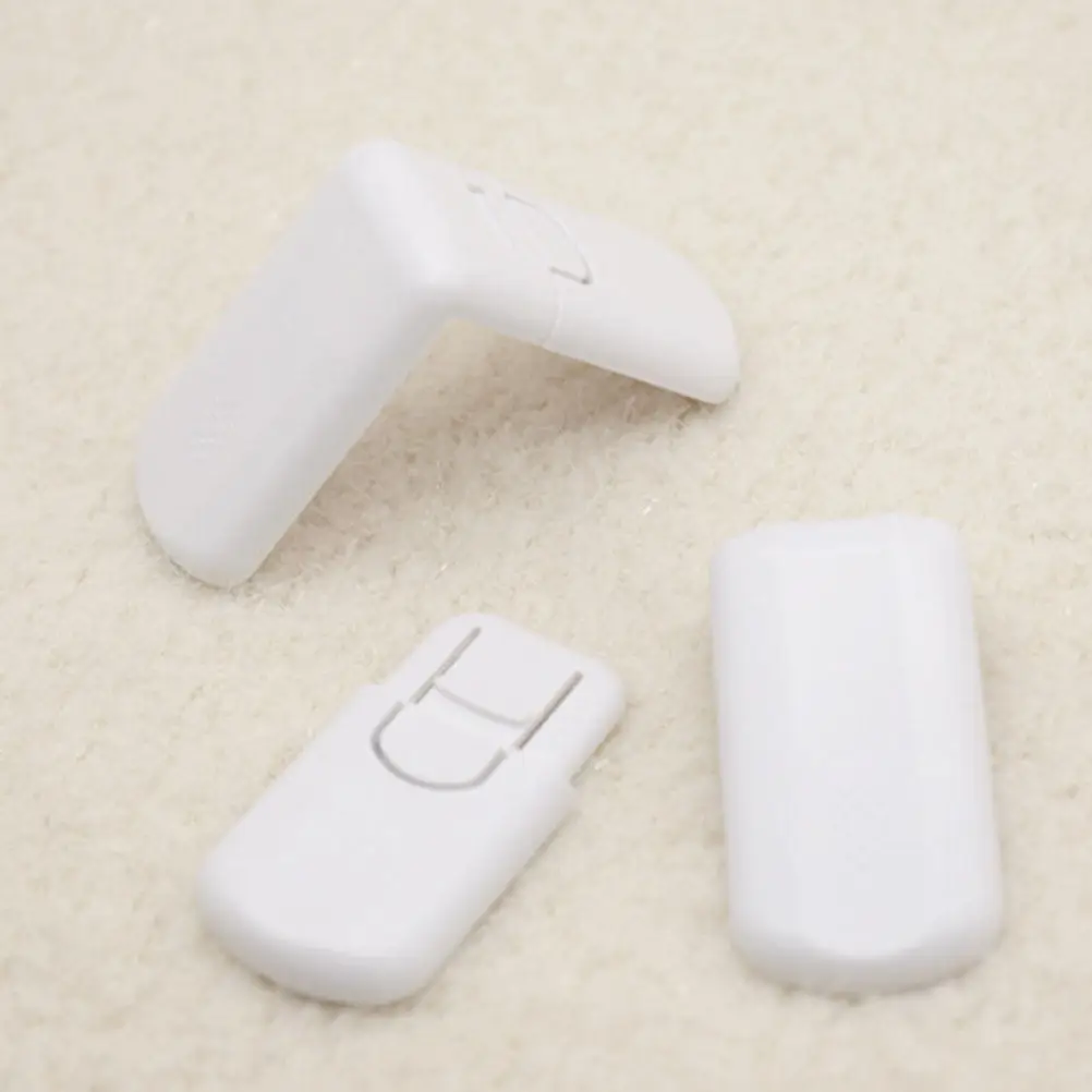 

10Pcs Right Angle Baby Safety Locks Easy- Strong Self-Adhesive Child Proof Latches for Cabinets Drawers Fridges