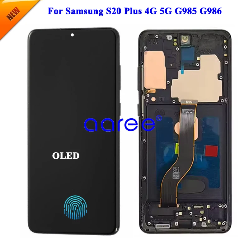 AMOLED OLED LCD Screen For Samsung S20 Plus For SAMSUNG S20 Plus G985F Disaplay LCD Screen Touch Digitizer Assembly