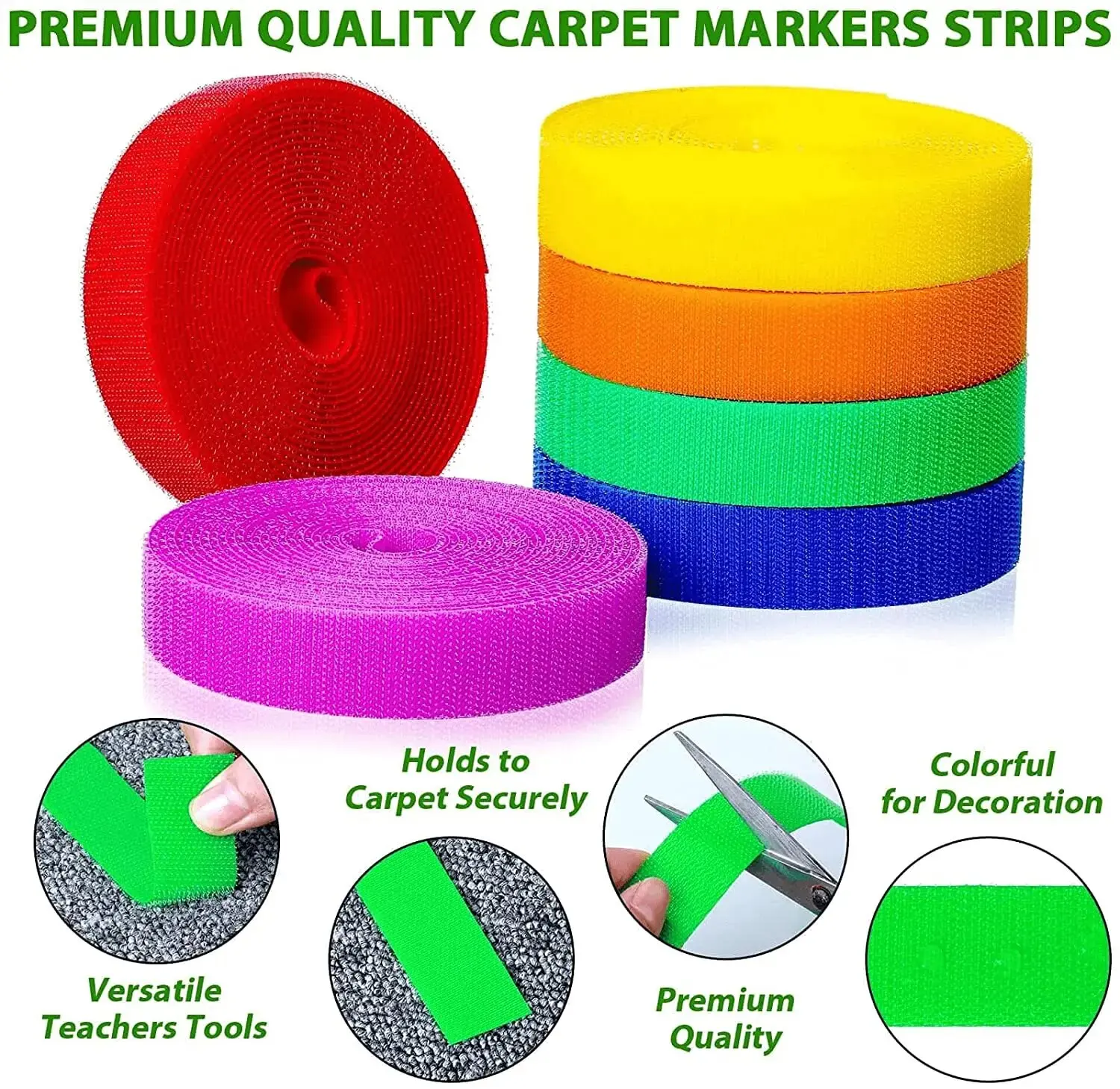 1/5/25Meter 20MM Hook and Loop Fastener Tape Non-Adhesive Velcros Tapes Colour Fabric Strip No Glue Sewing Accessories DIY Craft