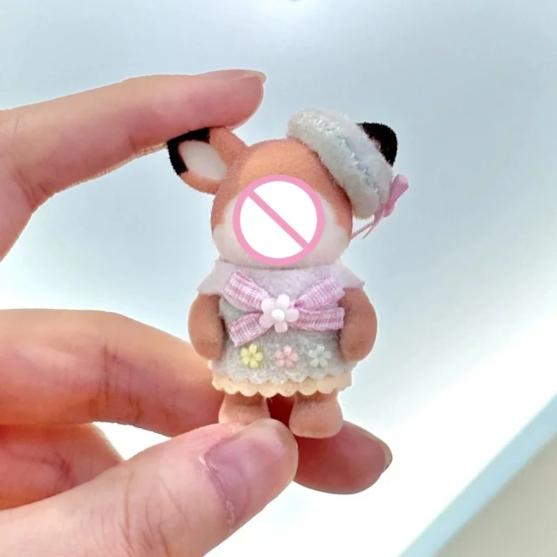 Nieuwe collectie bos baby familie hoge kwaliteit diy schattige kleine poppen verkleedkleding massaal pop decoratie alleen kleding geen poppen