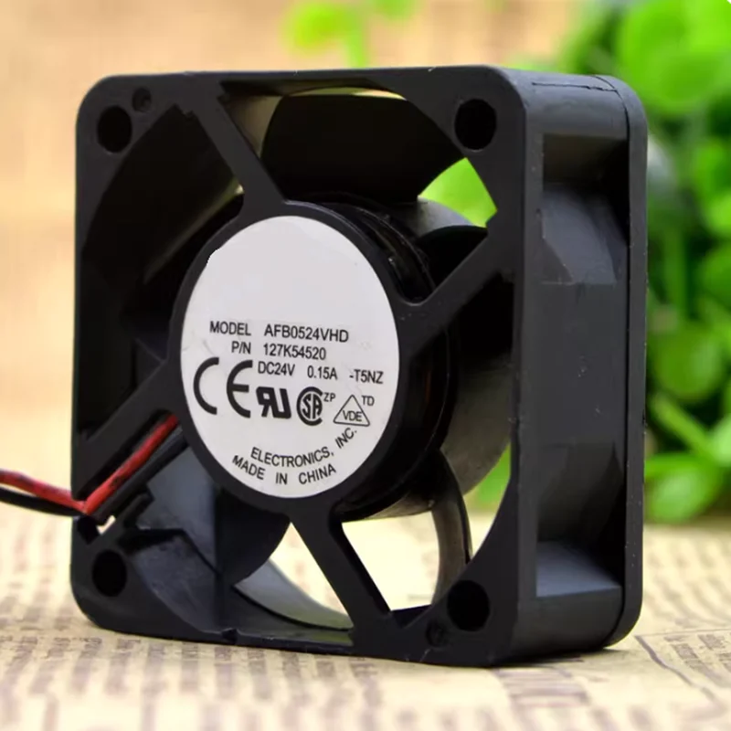1pcs AFB0524VHD  Cooling Fan 50*50*20mm 24V 0.15A 5cm Dual Ball Bearing Variable Frequency Inverter Cooling Fan