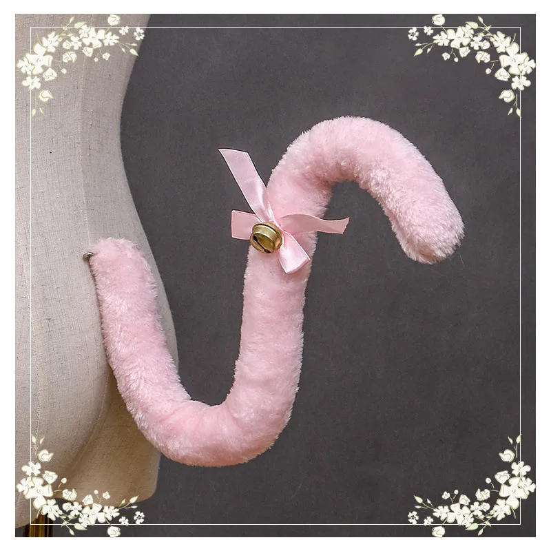Niedlicher Katzenschwanz Cosplay Anime Kawaii Tier Halloween Party Kostüm Zubehör Kätzchen Weihnachten Damenmädchen Schwanz Freundinnen Geschenke – Detail 8