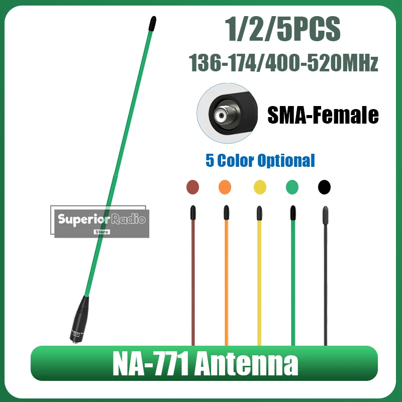 

Nagoya NA-771 Soft Whip Antenna SMA-F Оригинальная двухдиапазонная антенна 144/430 МГц для DM-32UV RT-880 TK11 (8) Аксессуары для двусторонней радиосвязи
