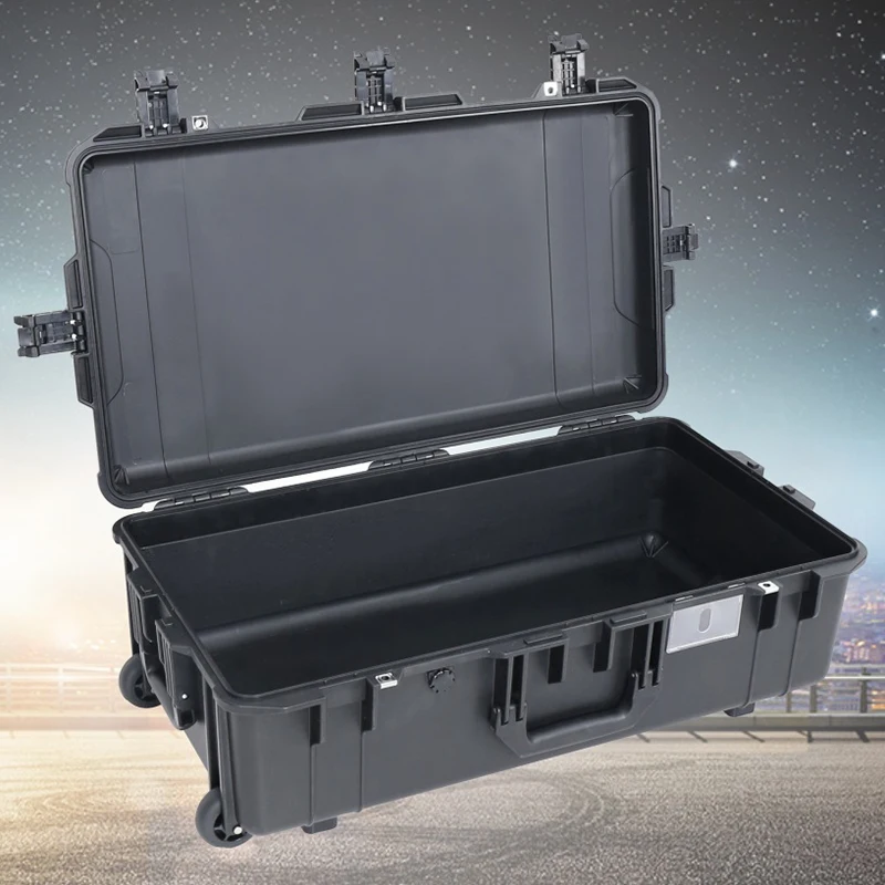 

Trolley Toolbox Safety Protection Case Waterproof Hardware Durable Practical Tool Storage Boxes Large Capacity Tool Organizer