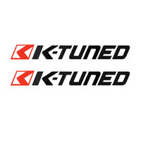 2pcs K-TUNED sticker vinyl for honda Acura integra civic EF EK S2000 DC5 K24 K20