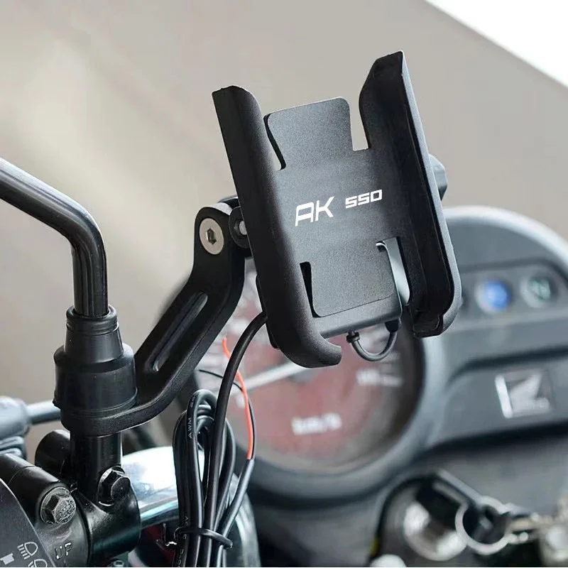 

For KYMCO AK550 AK 550 2017 2018 2019 2020 Accessories Motorcycle Handlebar Mobile Phone Holder GPS Stand Bracket