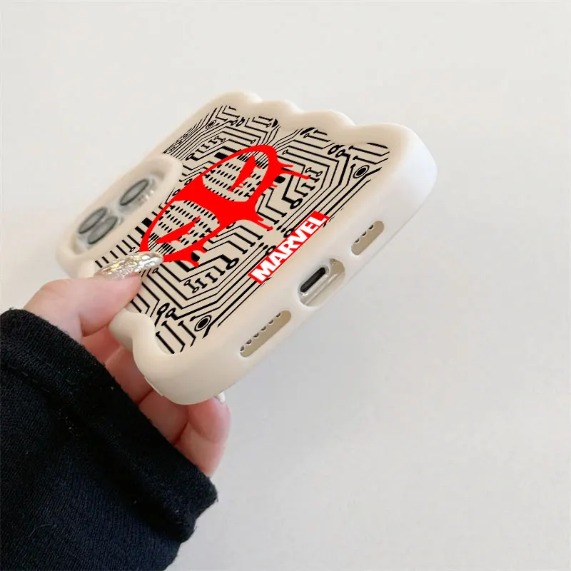 Marvel Deadpool Spider-Man Miles Morales Candy Color Phone Case For iPhone 17 16 15 14 Plus 11 Pro Max 13 12 17Air 17E 16E Cover - view 5