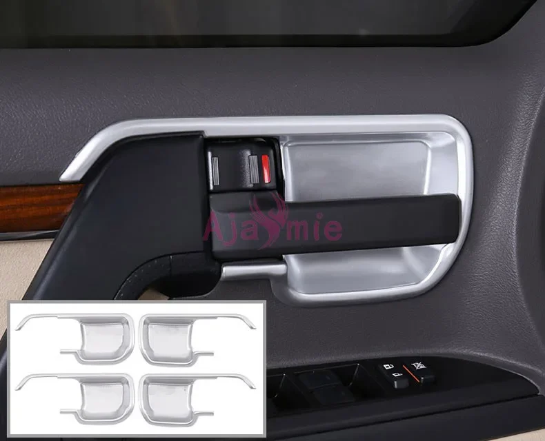 

2008-2017 For Toyota LC Land Cruiser 200 Interior Panel Trim Door Handle Bowl Insert Cover Chrome Car Styling Accessories