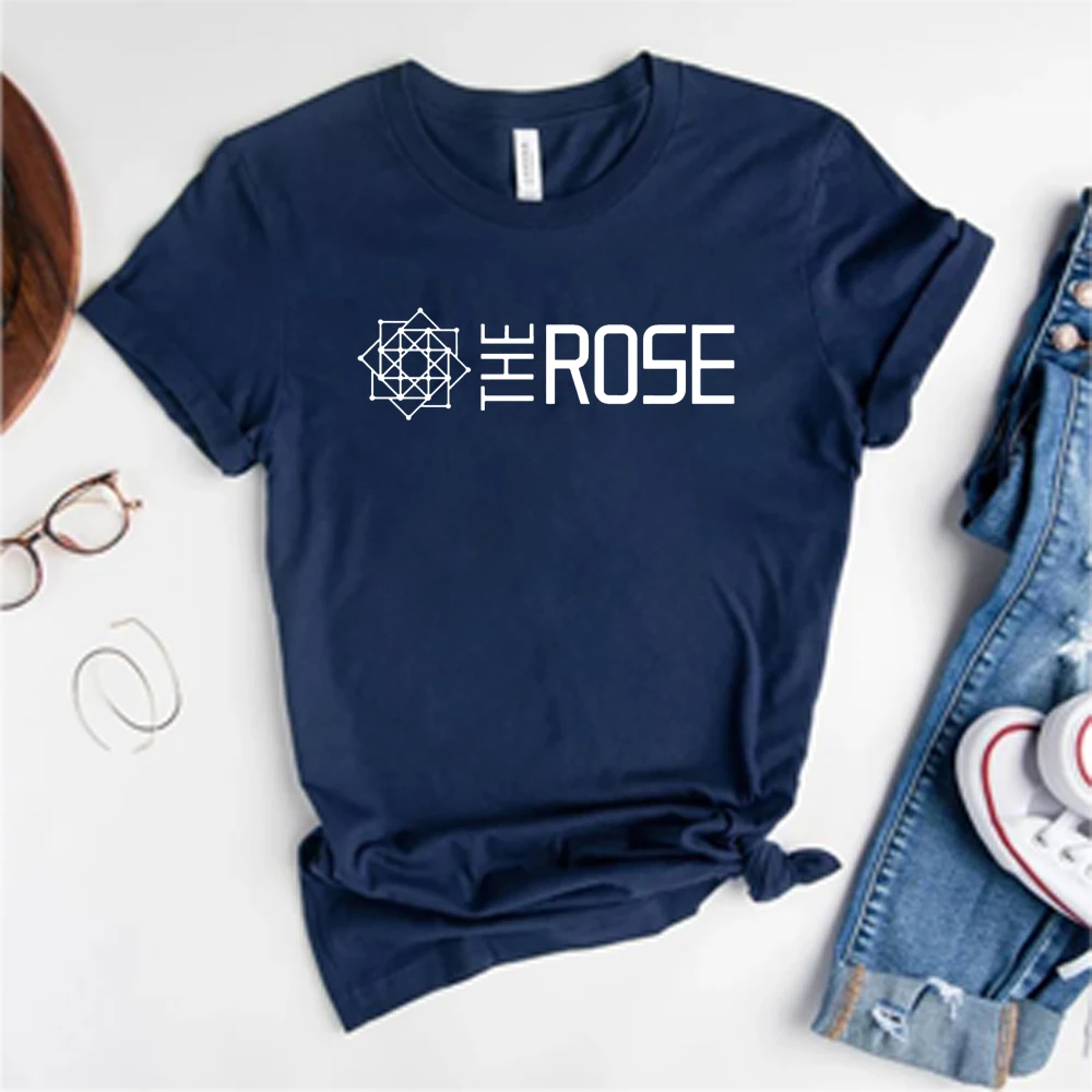 The Rose Kpop Tshirt Aesthetic KPOP Shirts Back To Me Tee Korean Band Tops Trendy Unisex Short Sleeves Top Gift for Fans