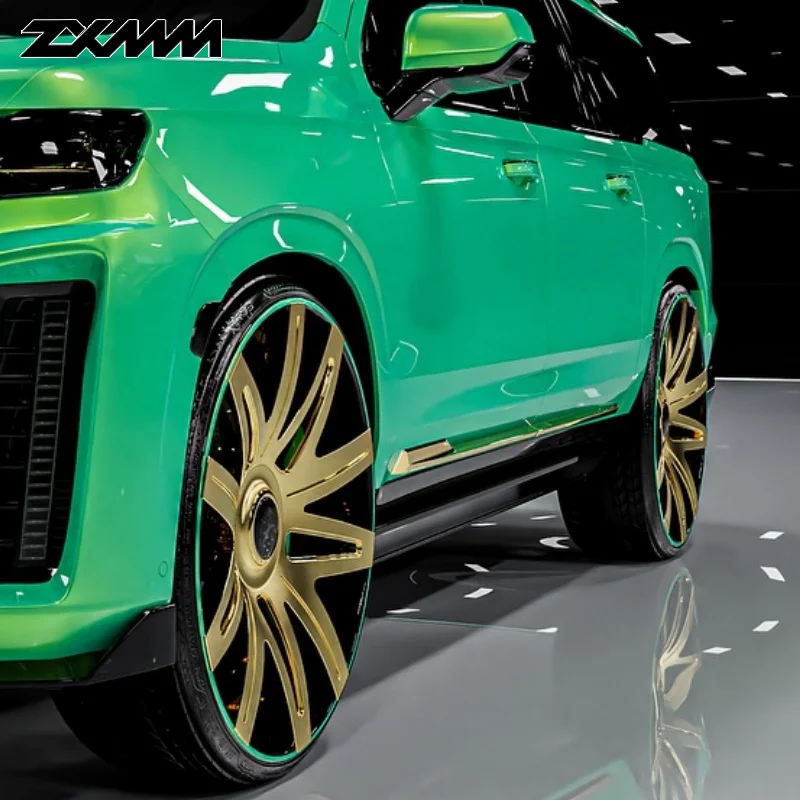 

ZXMM Custom Monoblock 2 Piece Chromed Forged Polished Wheels 17 18 19 20 21 22 23 24 Inch Alloy Rims 5x112 5x120 5x130