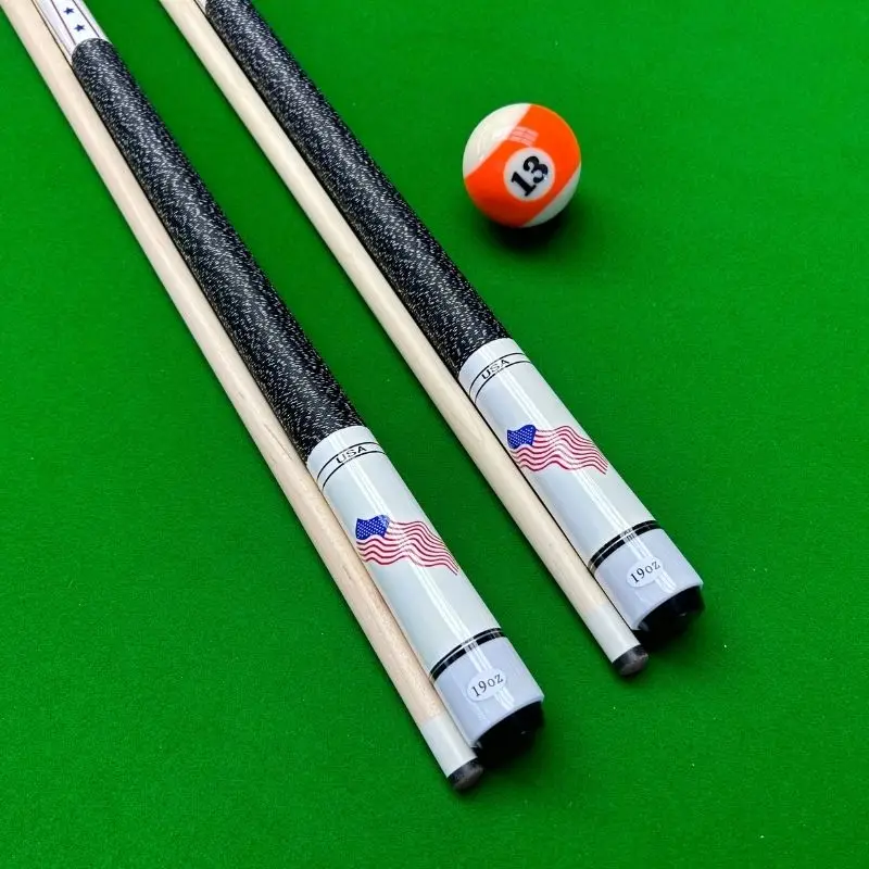 Old Glory Billiard Cue Wooden Kinking Knit 1/2 Pool Cue Stick Premium Maple