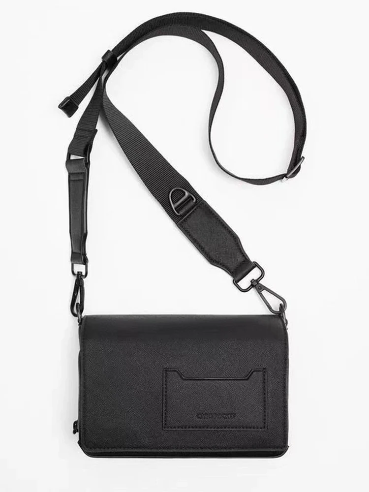 

Faionable Men's Crossbody Bag Commuter Single oulder Small Square Bag Versatile Sli Bag for Youth Casual Use
