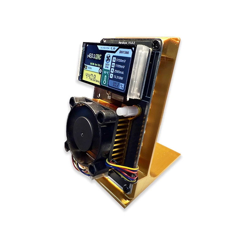 Nerdminer 500Gh/S S19XP BM1366 ASIC Bitaxe Bitcoin Micro Miner Lottery Mining Miner مع عرض Nerdaxe Miner