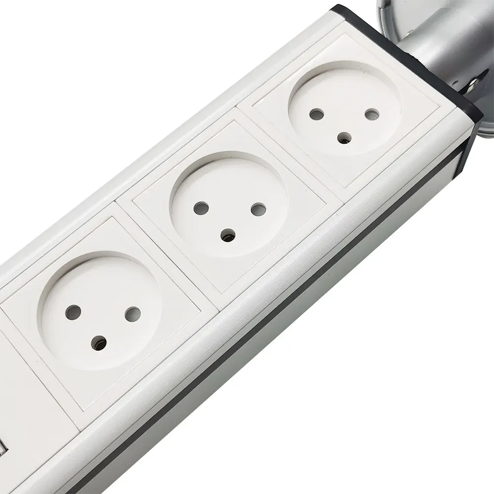 Israeli Socket / EU US AU  Plug Socket  Kitchen,Home Pull-out Socket / Hidden On Desktop / 3-bit Power Supply  USB Charging