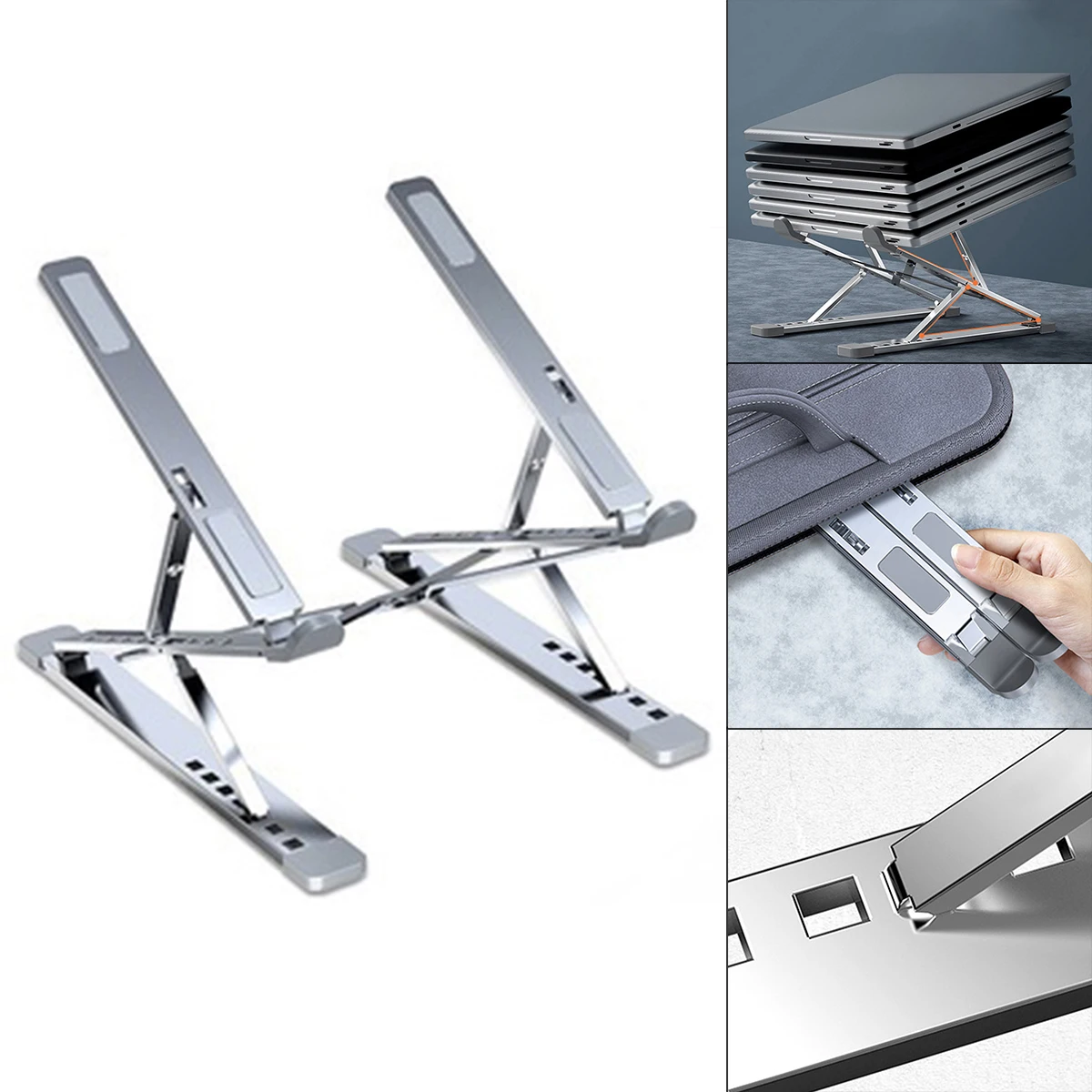 

Adjustable Laptop Stand Aluminum Alloy for Tablet Table Support Notebook Stand