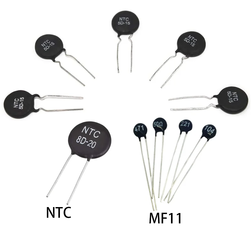 10PCS Thermal Resistor NTC 1D 1.3D 1.5D 3D 5D 8D 10D 12D 15D 16D 2.5D 20D 22D 33D 47D 5D 50D MF11-101 MF11-102 MF11-103 MF11-821