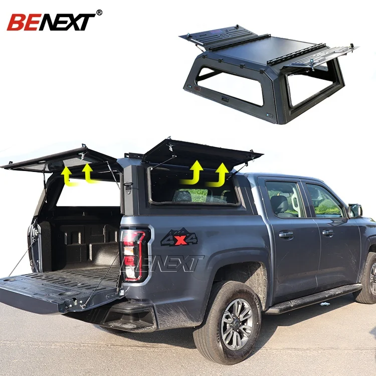 

With Windows Steel Dual Cab Hardtop 4x4 Pick Up Pickup Truck Bed Canopy Topper for Ford Ranger Canopy