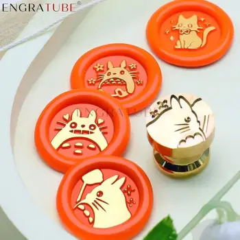 15mm Mini sızdırmazlık balmumu damga küçük sevimli Anime hayvanlar köpek yavru ördek Bunny palamut DIY zarf kart düğün hediye Scrapbooking