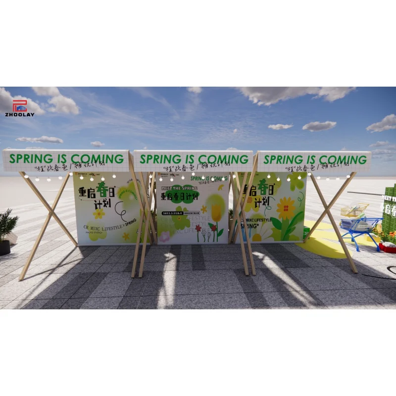 custom.Up Shop الحد الأدنى نمط كشك تجاري حامل الحدث كشك متجر المحمول