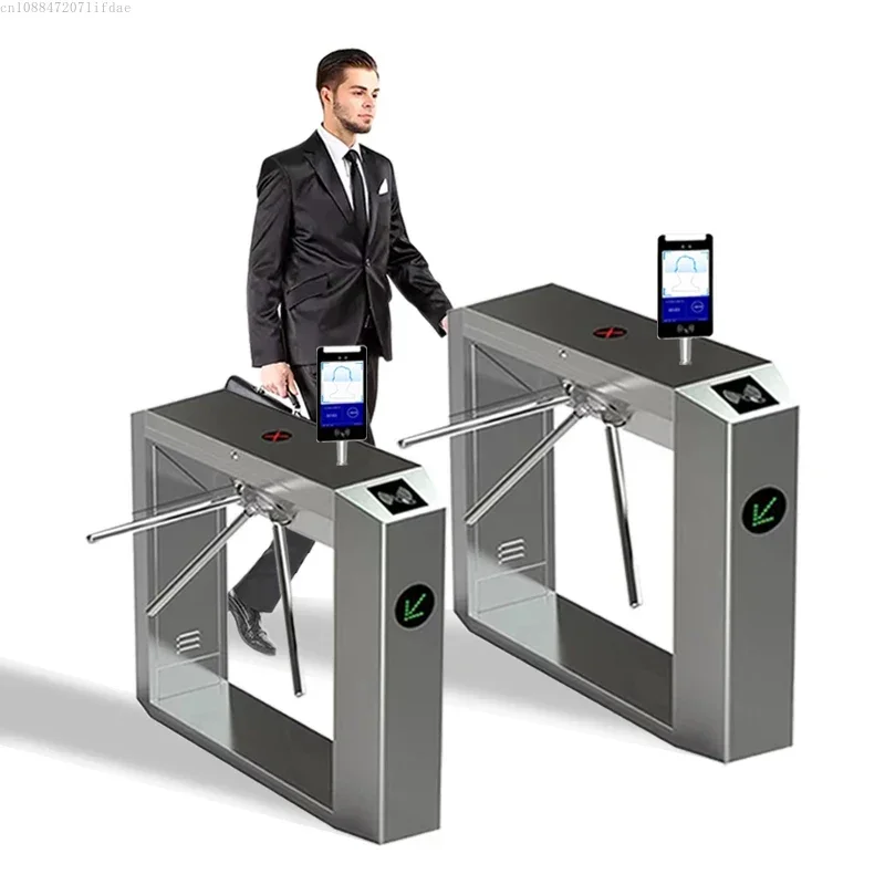 ماسح بصمات الأصابع الأمن Turnstyle Torniquete De Acceso Swing Barrier Speed Gate Turnstile System