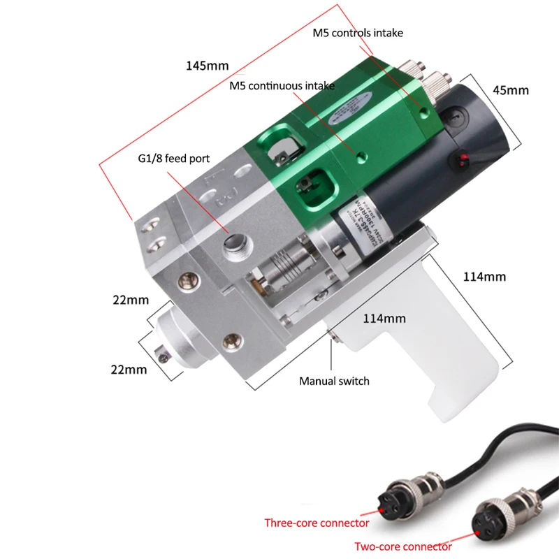 

MY126 Handheld Electric Stirring Double Liquid Dispensing Valve Ab Glue Dynamic Glue Filling