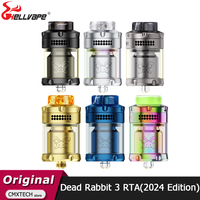 Original Hellvape Dead Rabbit 3 RTA Tank 2024 Edition 3.5/5.5ml Atomizer Dual Coil Postless Deck 25mm E Cigarette Vaporizer