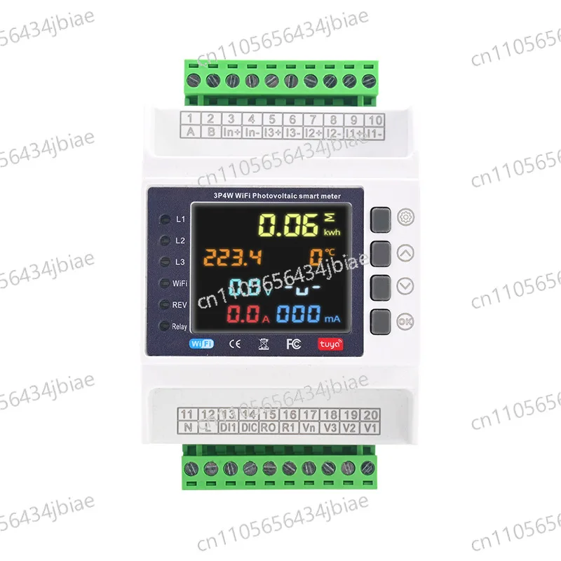 

Meter Overcurrent Overload Undervoltage Protection Three-phase Four-wire Secondary Meter Smart WiFi Graffiti Mutual Inductance
