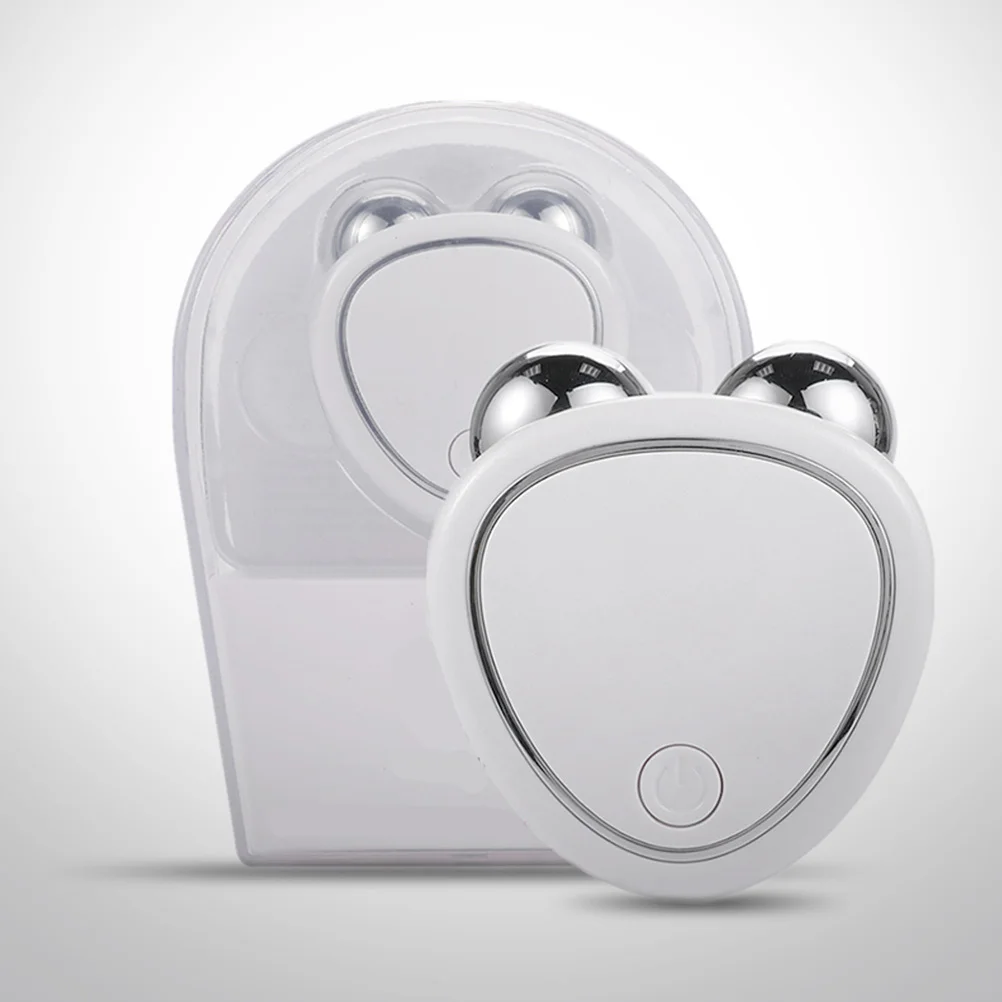 

Face Thinner Skin Care Massager Rejuvenating Device White ABS Anti Aging Facial Mask Alternative Promotes Circulation Reduces