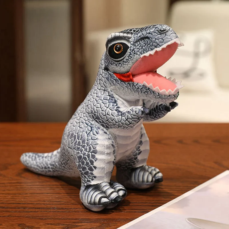 

Плюшевые игрушки-динозавры 24 см: милые имитации динозавров, мягкие игрушки-подушки, куклы Тираннозавр Рекс, подарки для мальчиков и девочек