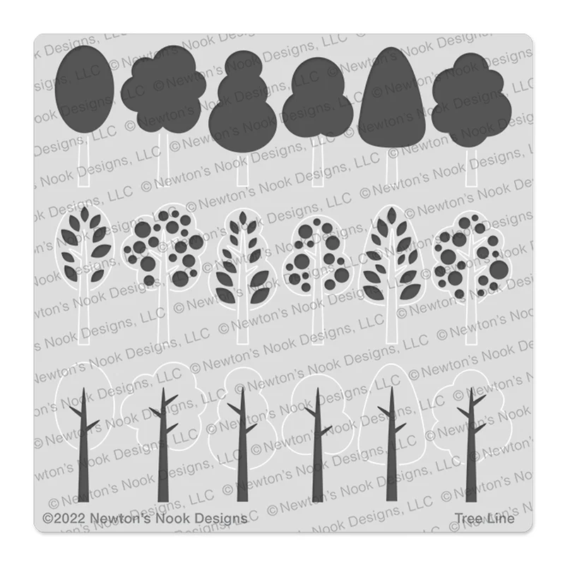 

Layer Tree 2022 New Arrivals Stencil Without Stamps and Dies for Scrapbooking Paper Making Embossing Frames Card Crafts