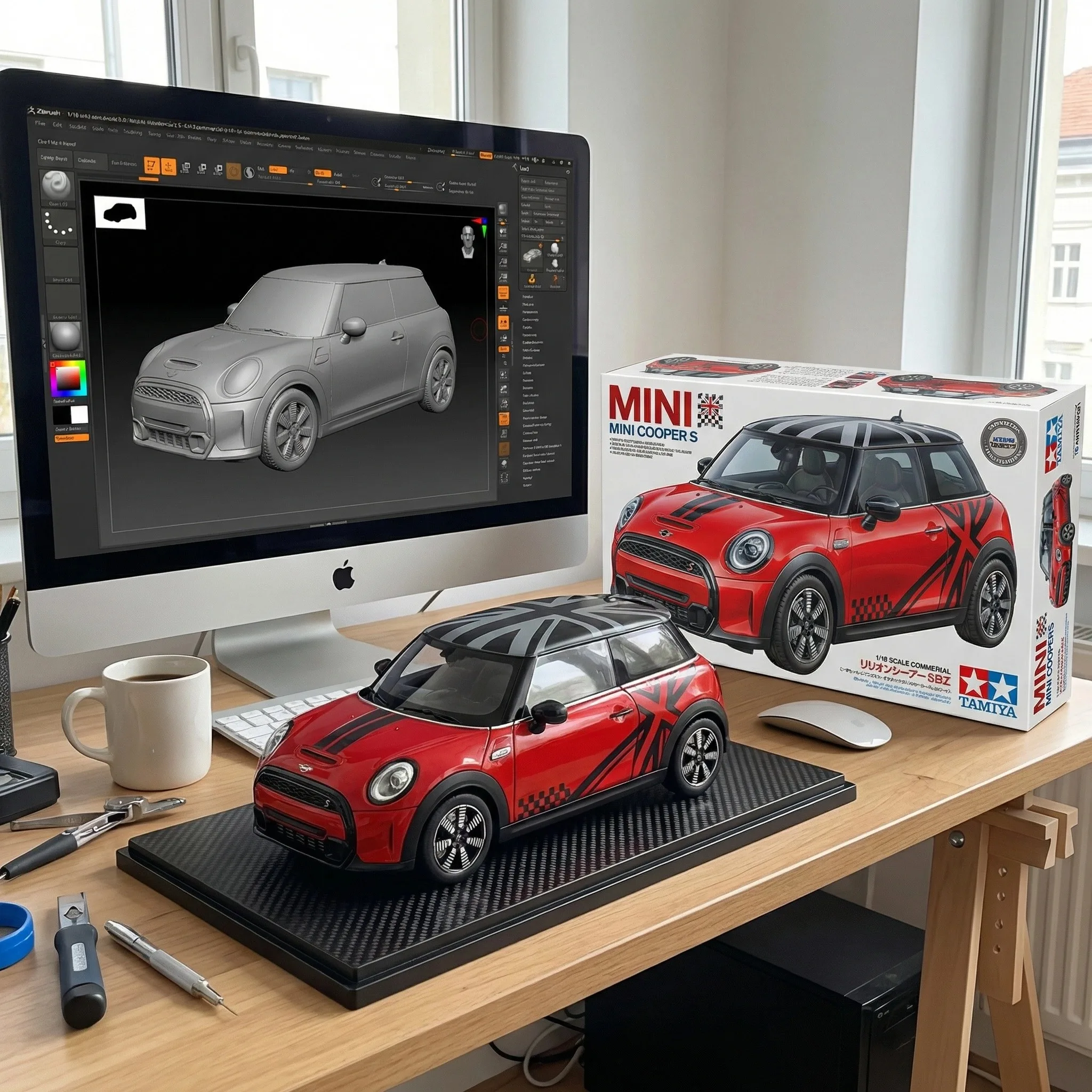 

1:18 MINI Cooper S Alloy Car Diecasts Metal Classic Toy Model with Pull Back Function Vehicles for Child Gifts