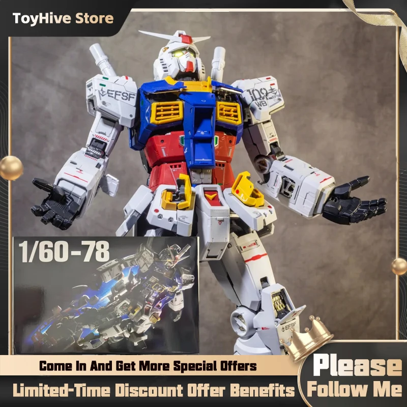 

【IN STOCK】Daban Pgu 1/60 Rx-78-2 2.0 High-Precision Framework Assembly Action Figure Doll Model Kit Figures Collection Toy Gift