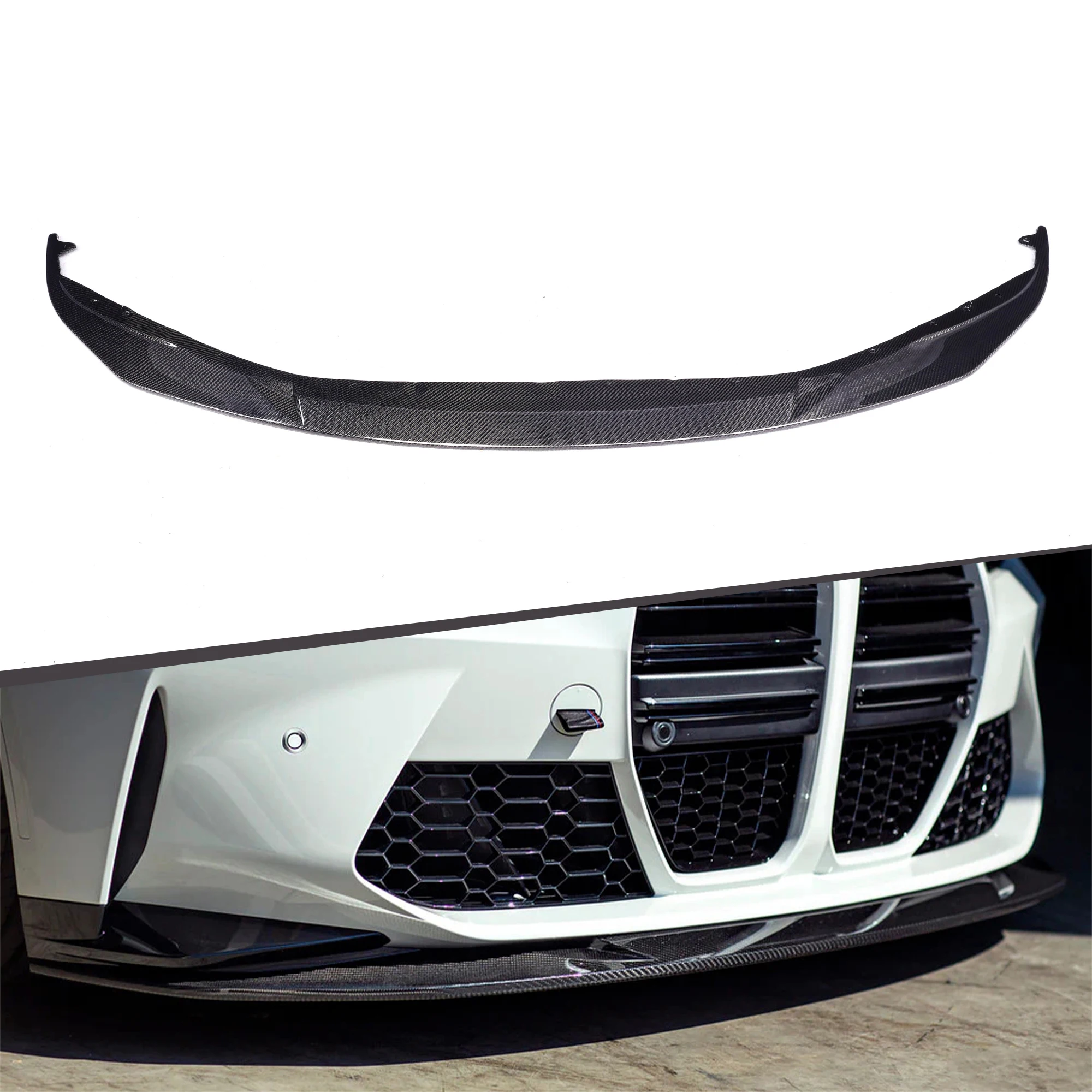 

G80 Front Bumper Lip MHC Style Carbon Front Lip For G80 G82 M3 M4 Competition 2021+