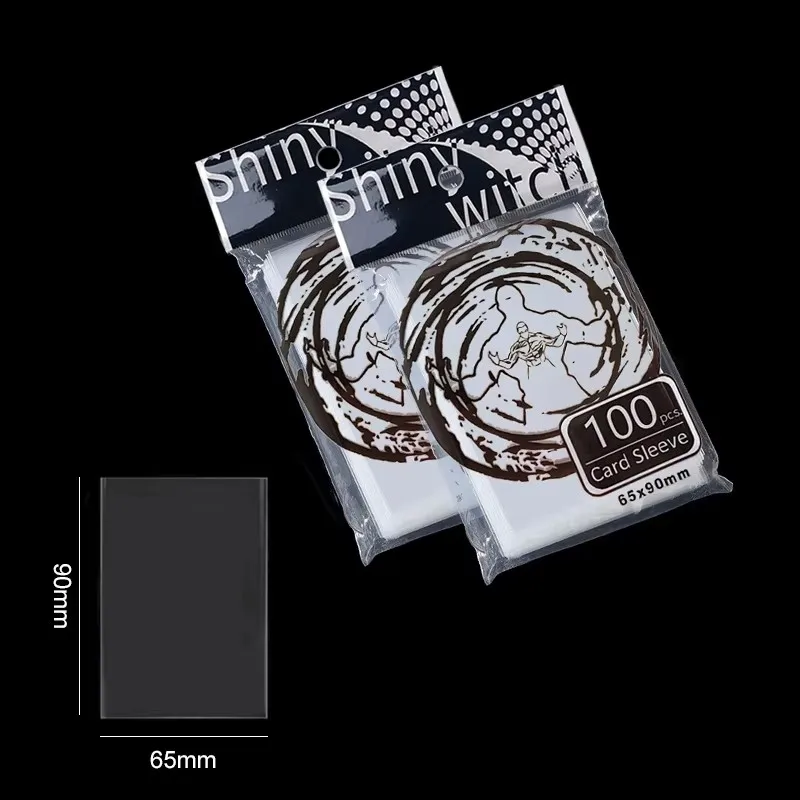 1/2/3/4/5/6Bag Clear Card Sleeve Perfect Fit Card Protector Size Magic Pokemon Yugioh Inner Card Sleeve Game Card Film