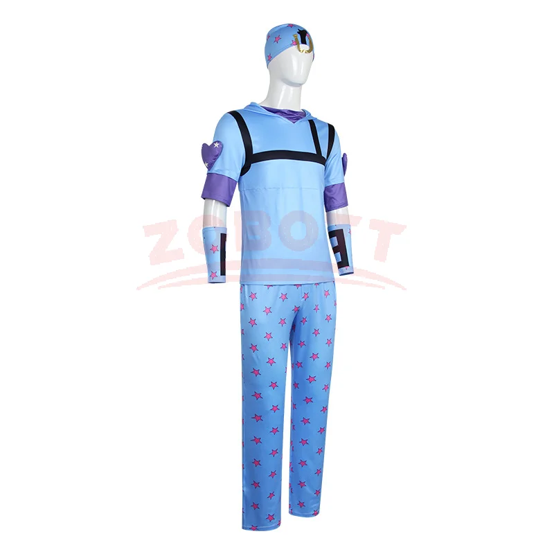 JoJo's Bizarre Adventure Steel Ball Run Jonathan Johnny Joestar Cosplay Costume Anime Suit Halloween Party Role Play Outfit view 3