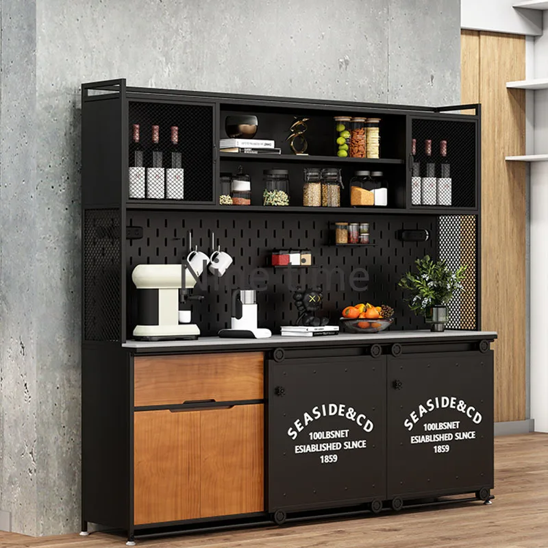 Buffet Storage Wine Cabinets Industrial Unique Small Display Bar Cabinet Corner Holder Armoire Vitre Barra De Vino Decoration