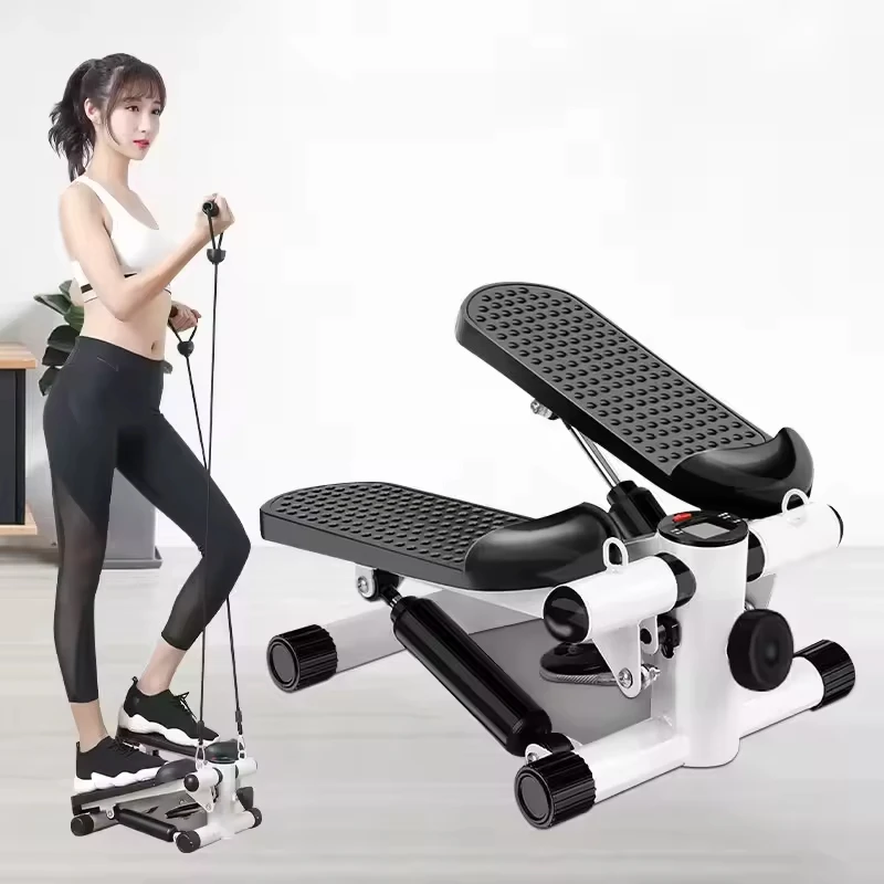 

Elliptical Machine Resistance Cross Trainer Portable Legs Thigh Display Adjustable Silent Home Gym Pedal Exerciser Mini Stepper