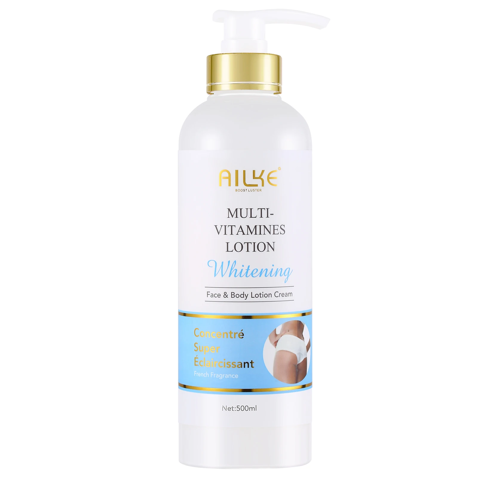 AILKE Multi-Vitamin-Aufhellungs-Körperlotion mit Vitamin A und E, für strahlende Haut, ebenmäßigen Teint, tägliche Feuchtigkeitscreme_voghion.com