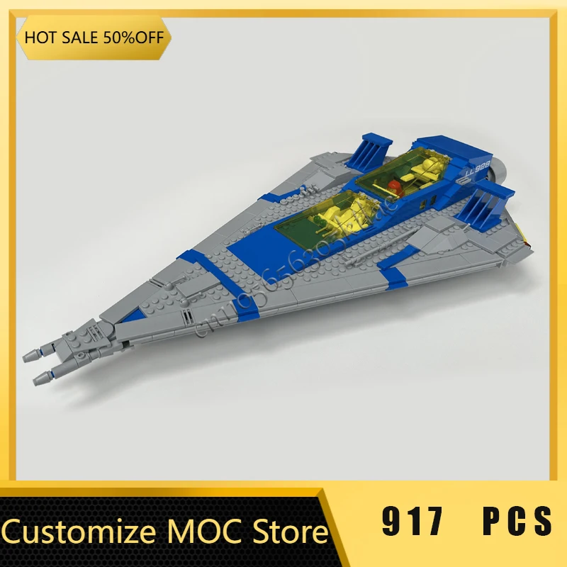 917 PCS Moc Personalizza 928 Astronave di Lusso Veicolo Spaziale Modello Blocco Personalizzato Educativo Creativo Assemblaggio Per Bambini Regali A Sorpresa