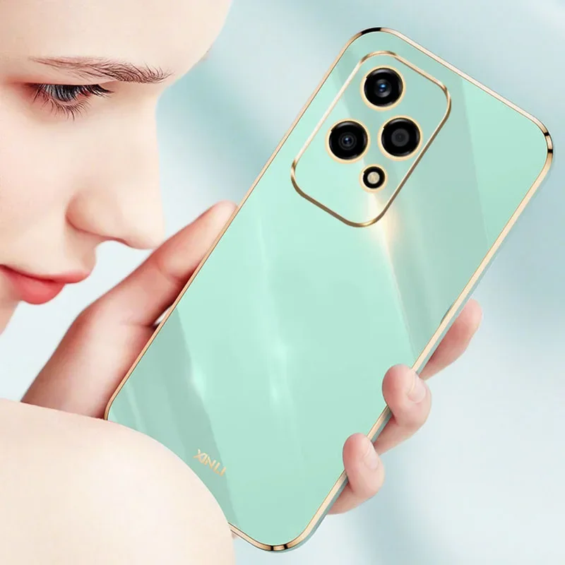 Luxus Platz Überzug Telefon Fall Auf Für Huawei Honor 200 Lite Honor 200 Lite Stoßfest Weiche Silikon Zurück Abdeckung capa coque fällen