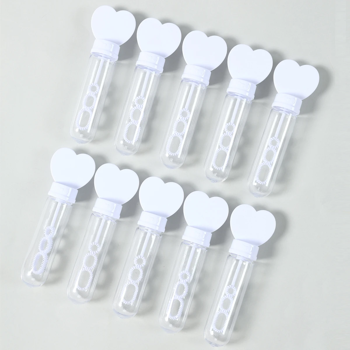 10 قطعة الحب الأبيض يوب فقاعة أنبوب زجاجة الصابون اللعب هدايا الزفاف للضيوف الاطفال حفلة عيد ميلاد تفضل استحمام الطفل الديكور