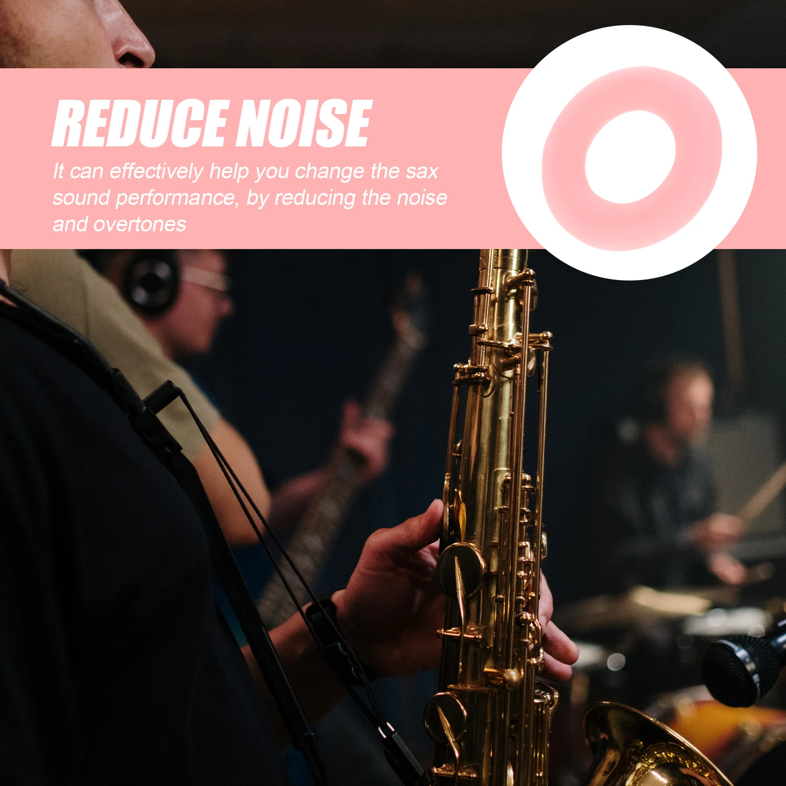 

Jazz Saxophone Silicone Mute Clarinet Musical Instrument Accessories for