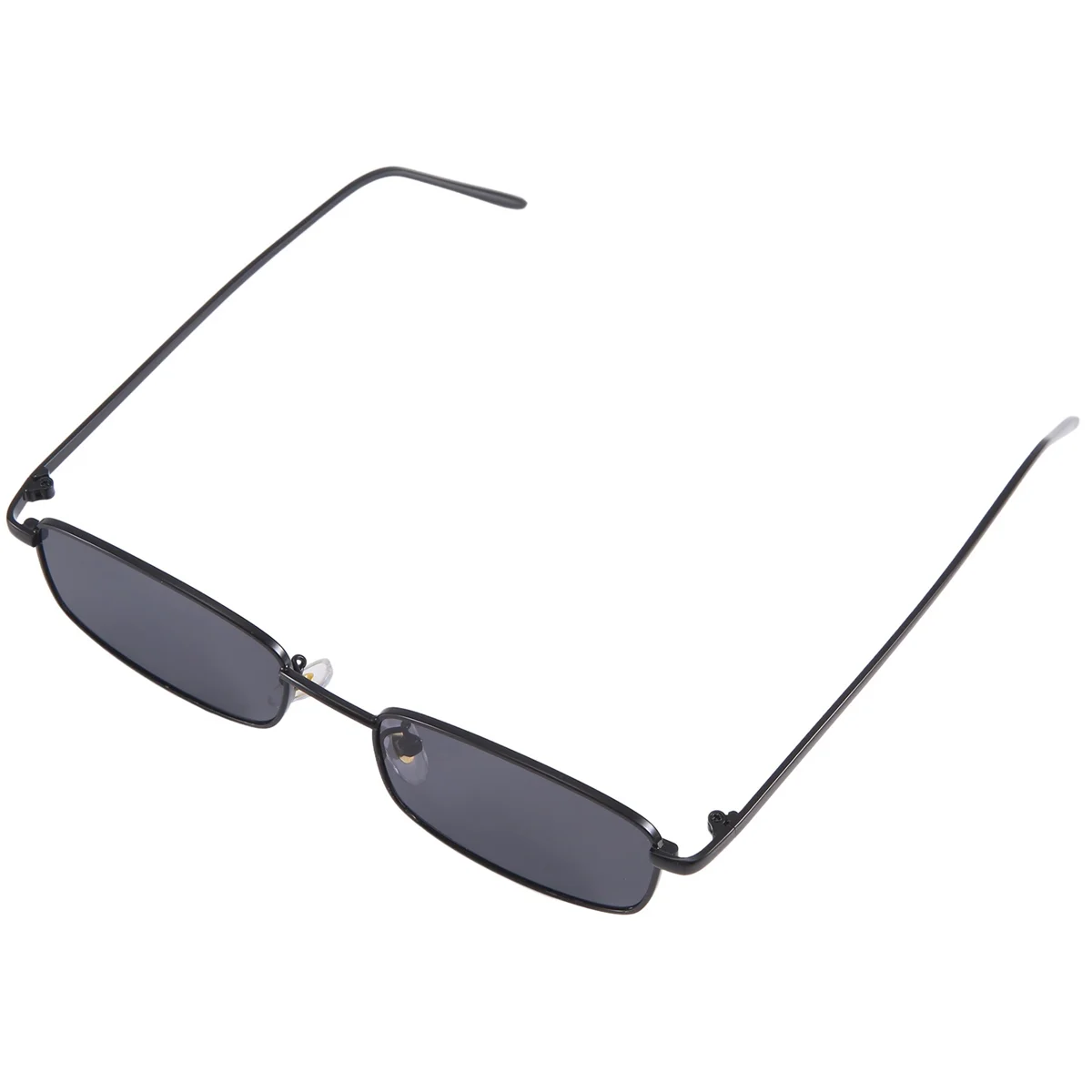 

RIRI Vintage Sunglasses Women Men Rectangle Glasses Small Retro Shades sunglasses women S8004 black frame grey
