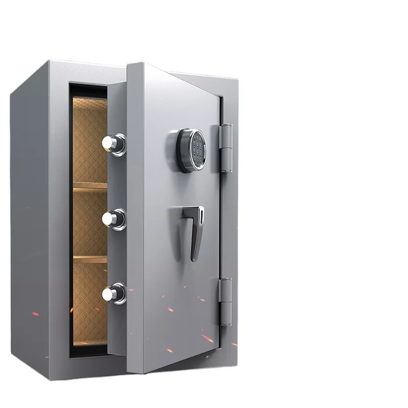 

Большой офис 70/80/95 см водонепроницаемый огнестойкий пароль от отпечатков пальцев интеллектуальный фиксированный сейф