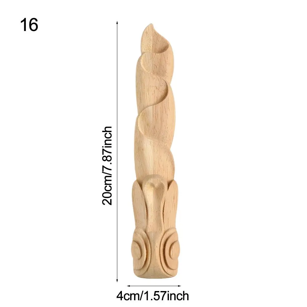 High Quality Decoration Crafts Accessories Furniture Foot Legs Vintage Wood Carved Home Decor Cabinet Seat Feets
