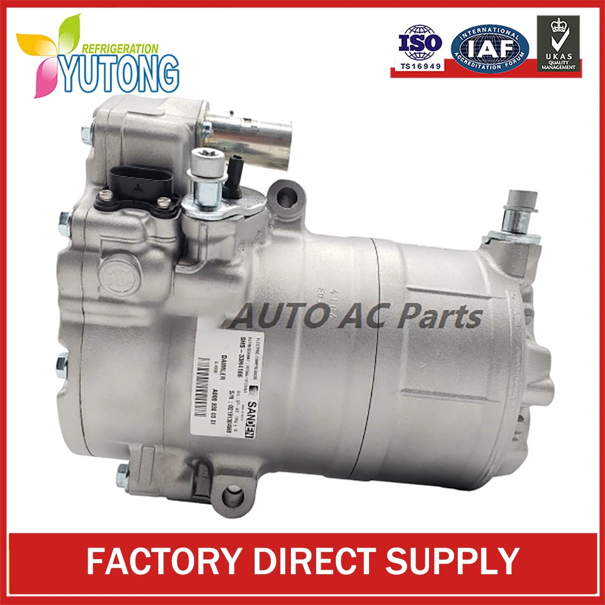 Hybrid  AC Compressor for Mercedes-Benz E300 E400 Glc 293 A0008300301