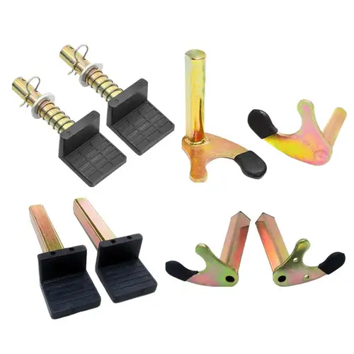 Imagen 1 del producto Soporte trasero para motocicleta, 2 uds., soporte para motocicleta de alta resistencia, soporte de elevación de carrete basculante, ganchos de soporte para Paddock para motocicleta