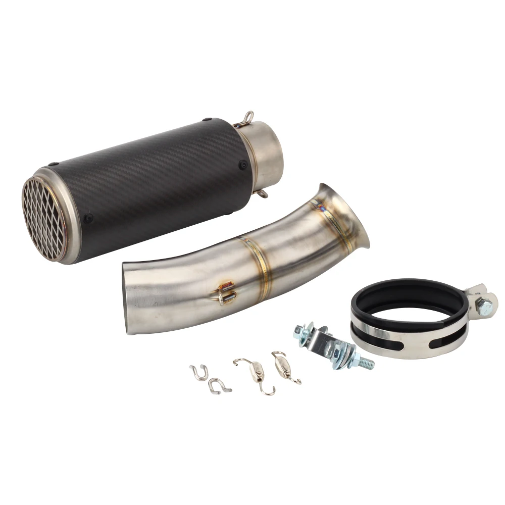 For Ducati Hypermotard 2013-2018 Hyperstrada  2013-2018 Escape Motorcycle Exhaust Link Pipe Slip-On exhaust pipe