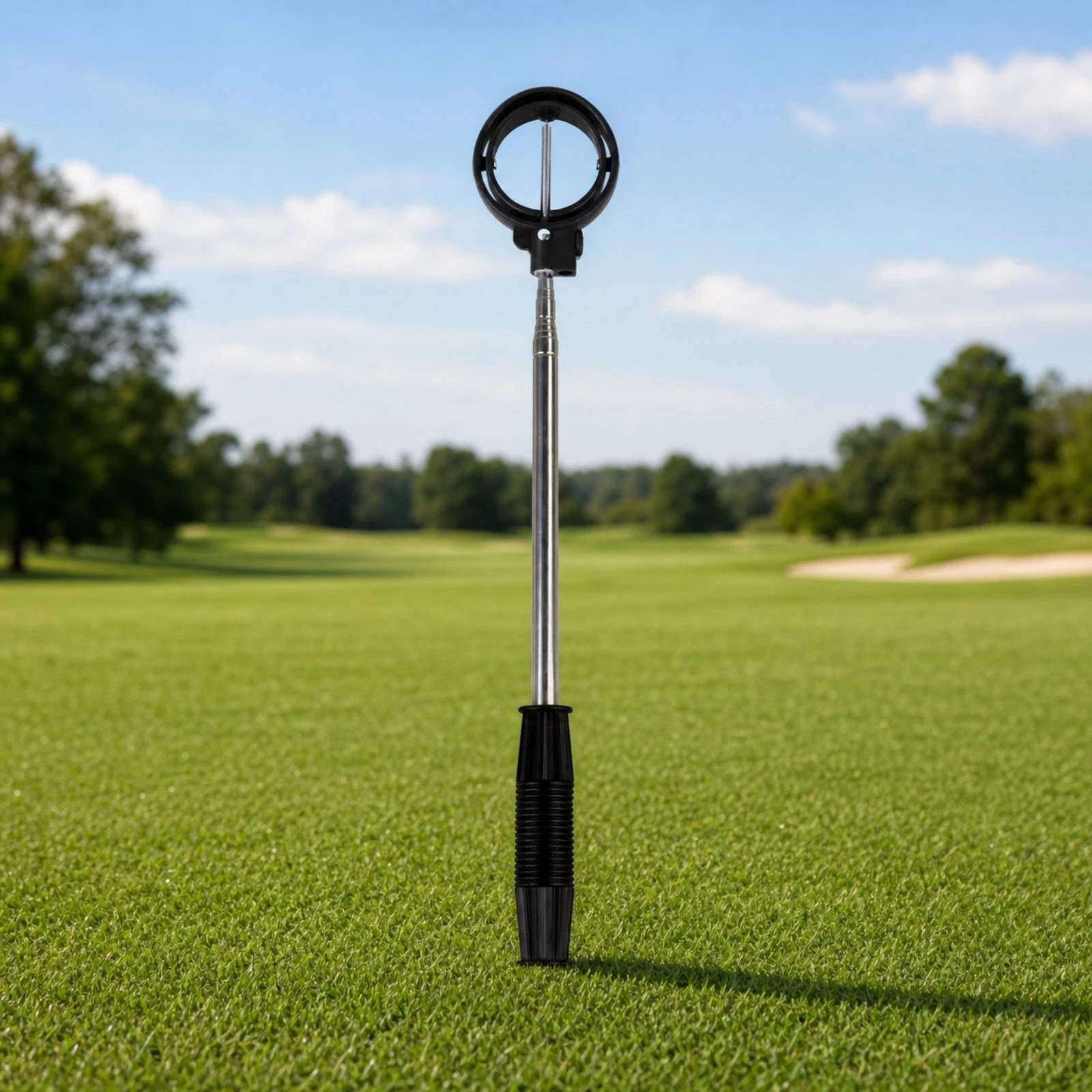 Telescoping Golf Ball Retriever Non-Slip Grip Golf Ball Retriever with Spring-Loaded Pickup Head Sports Equipment Rust-Resistant